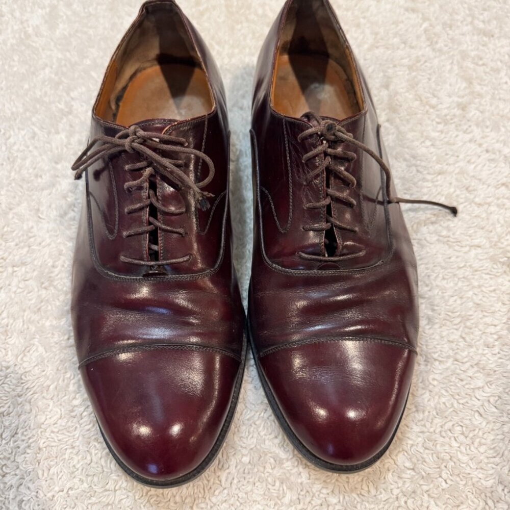 Salvatore Ferragamo Men's  Lace Up Oxfords Size 10